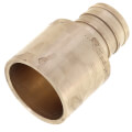 Product Image of Zero Lead Brass 3/4" PureFlow PEX Crimp x 3/4" Copper Tubing Adapter (F)