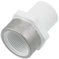 Product Image of 3/4" PVC Schedule 40 Spigot x Spec. Reinforced Female Adapter