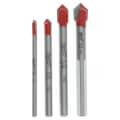 4 Piece Glass & Tile Bit Set