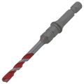 Product Image of 3/16" x 4" Shockwave Carbide Hammer Drill Bit for Concrete Screws
