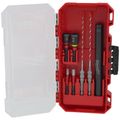 Product Image of 7 Piece Shockwave Impact Duty Carbide Hammer Drill Bit Concrete Screw Install Kit