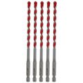 Product Image of 1/4" x 4" x 6" SHOCKWAVE Impact Duty Carbide Hammer Drill Bits (5 Pack)
