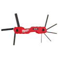 Product Image of 8-Key Folding Hex Key Set - Metric