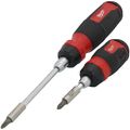 Product Image of 2 Piece 14-in-1 Ratcheting Multi-Bit and 8-in-1 Ratcheting Compact Multi-bit Screwdriver Set