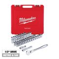 Product Image of 1/2" Drive Ratchet & Socket Set, SAE & Metric (47 Pieces)