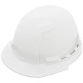 Product Image of Front Brim Hard Hat with 4PT Ratcheting Suspension Type 1 Class E (White)