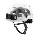 Product Image of BOLT Front Brim Vented Safety Helmet with IMPACT ARMOR Liner (USA) Type 2 Class C (White)
