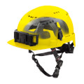 Product Image of BOLT Front Brim Vented Safety Helmet with IMPACT ARMOR Liner (USA) - Type 2 Class C (Yellow)