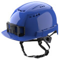 Product Image of BOLT Front Brim Vented Safety Helmet with IMPACT ARMOR Liner (USA) Type 2 Class C (Blue)