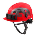 Product Image of BOLT Front Brim Safety Helmet with IMPACT ARMOR Liner (USA) - Type 2 Class E (Red)