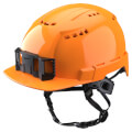 Product Image of BOLT Front Brim Vented Safety Helmet with IMPACT ARMOR Liner (USA) Type 2 Class C (Orange)