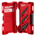 3 Piece Black Oxide Step Drill Bit Set (#1, #2, #4)