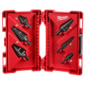 6 Piece Black Oxide Step Drill Bit Set