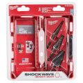 3 Piece Shockwave Impact Duty Titanium Step Drill Bit Set (#1, #4, #9)