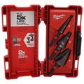 Product Image of 3 Piece Shockwave Impact Duty Titanium Step Drill Bit Set (#1, #4, #9)