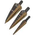 Product Image of 3 Piece Cobalt Step Bit Kit
