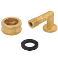 Product Image of 1/4" OD x 3/4" FHT Adapter Kit for New Style Ice Makers (Lead Free)