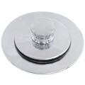Product Image of NuFit Lift and Turn Tub Closure (Chrome Plated)
