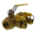 Product Image of 1-1/2" IPS Purge & Fill Full Port Forged Brass Ball Valve