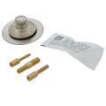 Product Image of Universal NuFit Push Pull Tub Closure with Grid Strainer, Silicone and all 3 Combo & Trip Lever Pins (Brushed Nickel)