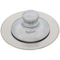 Product Image of Universal NuFit Push Pull Tub Closure w/ Grid Strainer & Silicone (Chrome Plated)