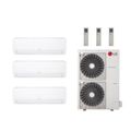 Product Image of 48,000 BTU, R-32, 20.5 SEER2 Ductless Three Zone Heat Pump Package (9+18+18)