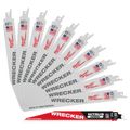 Product Image of The WRECKER Multi-Material SAWZALL Blade 9" 7/11TPI (10 Pack) + 9" WRECKER Nitrus with Carbide Teeth