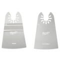 Product Image of 2" Universal Fit OPEN-LOK Oscillating Multi-Tool Rigid and Flexible Scraper (2 PK)