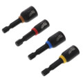 4 Piece 1-7/8" Shockwave Impact Nut Driver Set (1/4", 5/16", 3/8", 7/16")