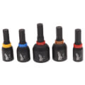 5 Piece Shockwave Insert Magnetic Nut Driver Set (1/2", 1/4", 5/16", 3/8", 7/16")
