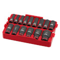 Product Image of SHOCKWAVE Impact Duty Socket 1/2" Drive SAE TRAY Set (15 Piece)