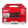 Product Image of SHOCKWAVE Impact Duty 1/2" Drive SAE Standard 6 Point Socket Set (12 Piece)