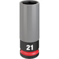 Product Image of SHOCKWAVE Impact Duty 1/2" Drive 21mm Metric Lug Nut Wheel Socket