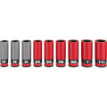 Product Image of SHOCKWAVE Impact Duty 1/2" Drive SAE & Metric Lug Nut Wheel Socket Set (9 Piece)