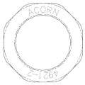 Product Image of Washfountain Plastic Nut, 4921-002-000