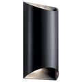 Product Image of Wesley 2 Light LED Wall Light Architectural (Black)