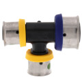 Product Image of 3/4" x 1/2" x 1/2" PEX Press PureFlow Polymer Tee