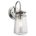 Product Image of Lyndon 15" 1 Light Wall Light w/ Clear Seeded Glass (Brushed Aluminum)