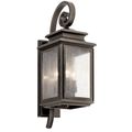 Product Image of Wiscombe Park 21.75" 3 Light Outdoor Wall Light w/ Clear Seeded Glass (Olde Bronze)