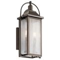 Product Image of Harbor Row 18.5" 2 Light Outdoor Wall Light w/ Clear Seeded Glass (Olde Bronze)