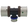 Product Image of 1-1/4" x 1-1/4" x 3/4" PEX Press PureFlow Polymer Tee