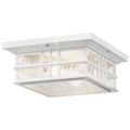 Product Image of Beacon Square Climates 2 Light Flush Mount (White)