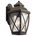 Product Image of Tangier 13.5" 1 Light Outdoor Wall Light w/ Clear Seeded Glass (Olde Bronze)