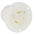 Product Image of 30A, 277V Flanged Outlet Locking Receptacle, Industrial Grade