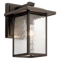 Product Image of Capanna 13.25" 1 Light Outdoor Wall Light w/ Clear Water Glass (Olde Bronze)