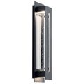 Product Image of River Path 23" LED Outdoor Wall Light w/ Clear Seeded Glass (Textured (Black)