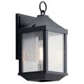 Product Image of Springfield 13" 1 Light Wall Light (Distressed Black)
