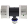 Product Image of 2" x 2" x 1/2" PEX Press PureFlow Polymer Tee
