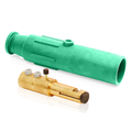 Product Image of 17 Series Plug, Male, 600A Max, 600V Double Set Screw Termination, 350-500 MCM Cable Range (Green)