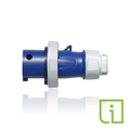 Product Image of 30A 250V 3PH, 3P 4W IEC 60309-1 & IEC 60309-2 Pin & Sleeve Plug w/ Power Indication (Blue)